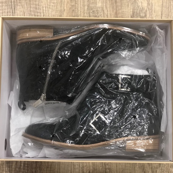 Michael Kors Suede Adam Monk Strap Bootie - Picture 6 of 7